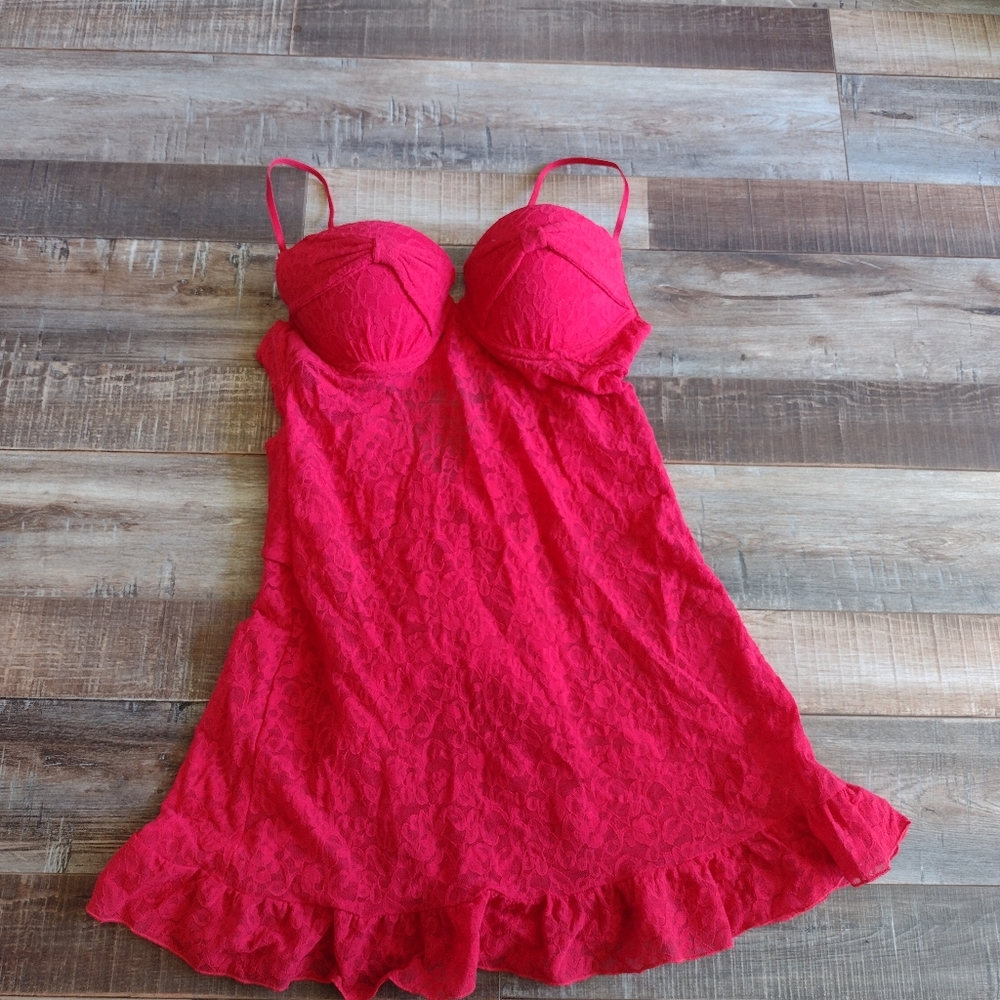 Victoria's Secret The Lacie Red Lingerie